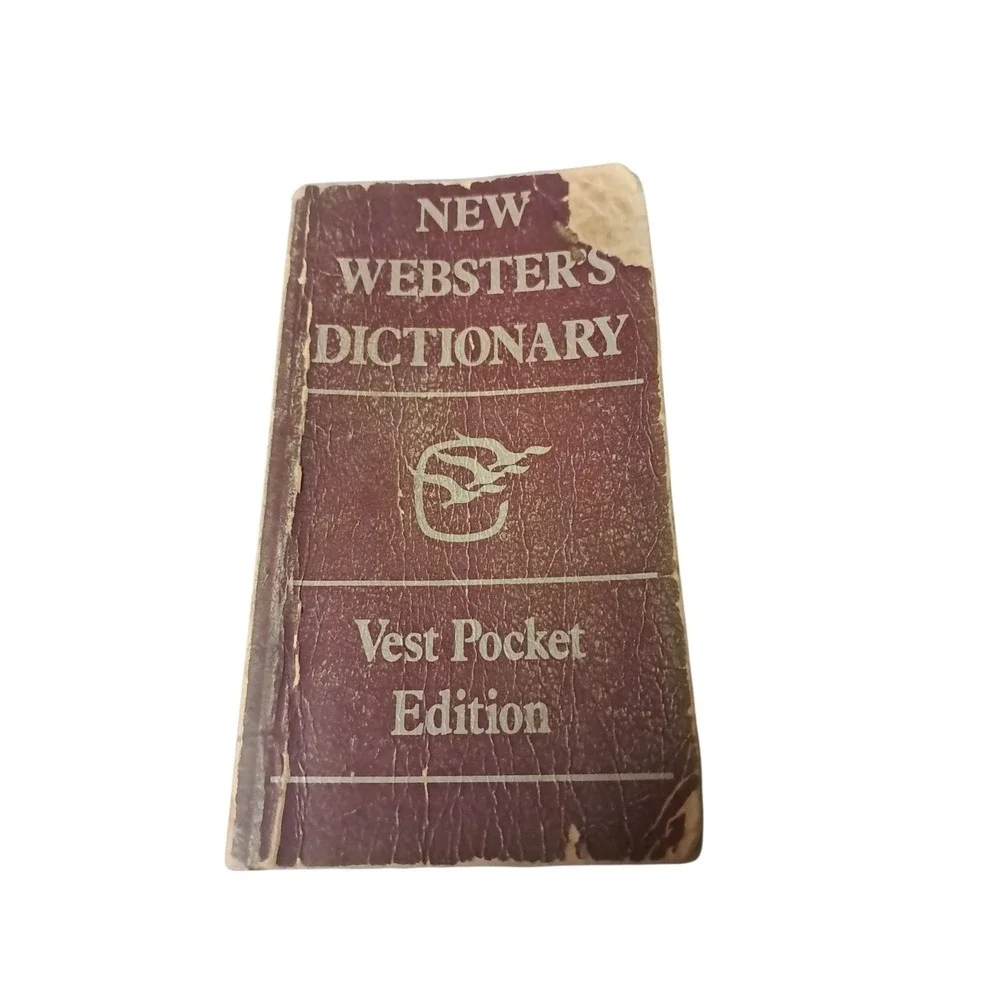 New Websters Dictionary Vest Pocket Edition 1976